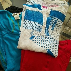 Great BUNDLE BUY >> 3 LONG SLV Tees (small - med)